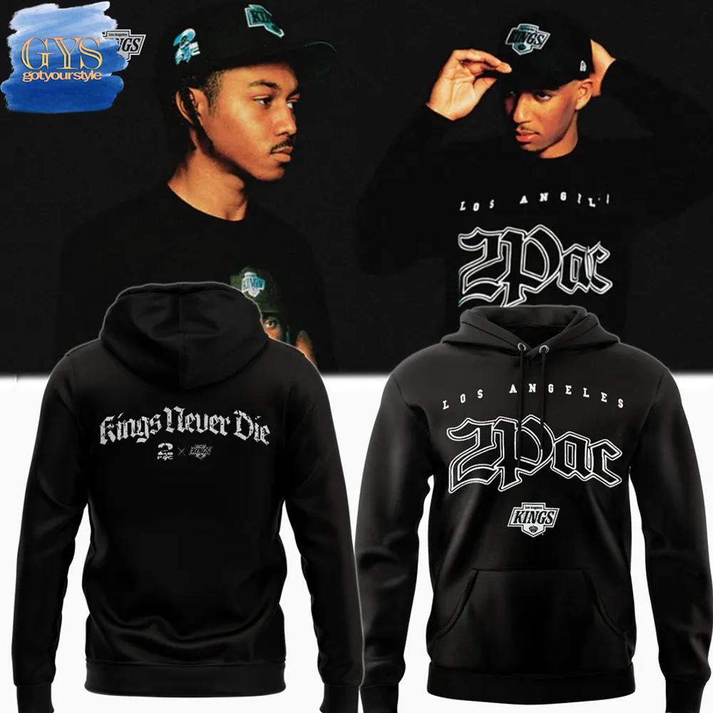 Los Angeles Kings x 2Pac Kings Never Die Hoodie 1