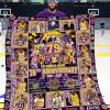 Los Angeles Lakers 79th Anniversary 1846 2025 Forever Fleece Blanket Quilt 1 0JF1Y