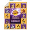 Los Angeles Lakers Legends Have Gun Will Travel NBA Team Fleece Blanket Quilt2B1 WQ3Ci