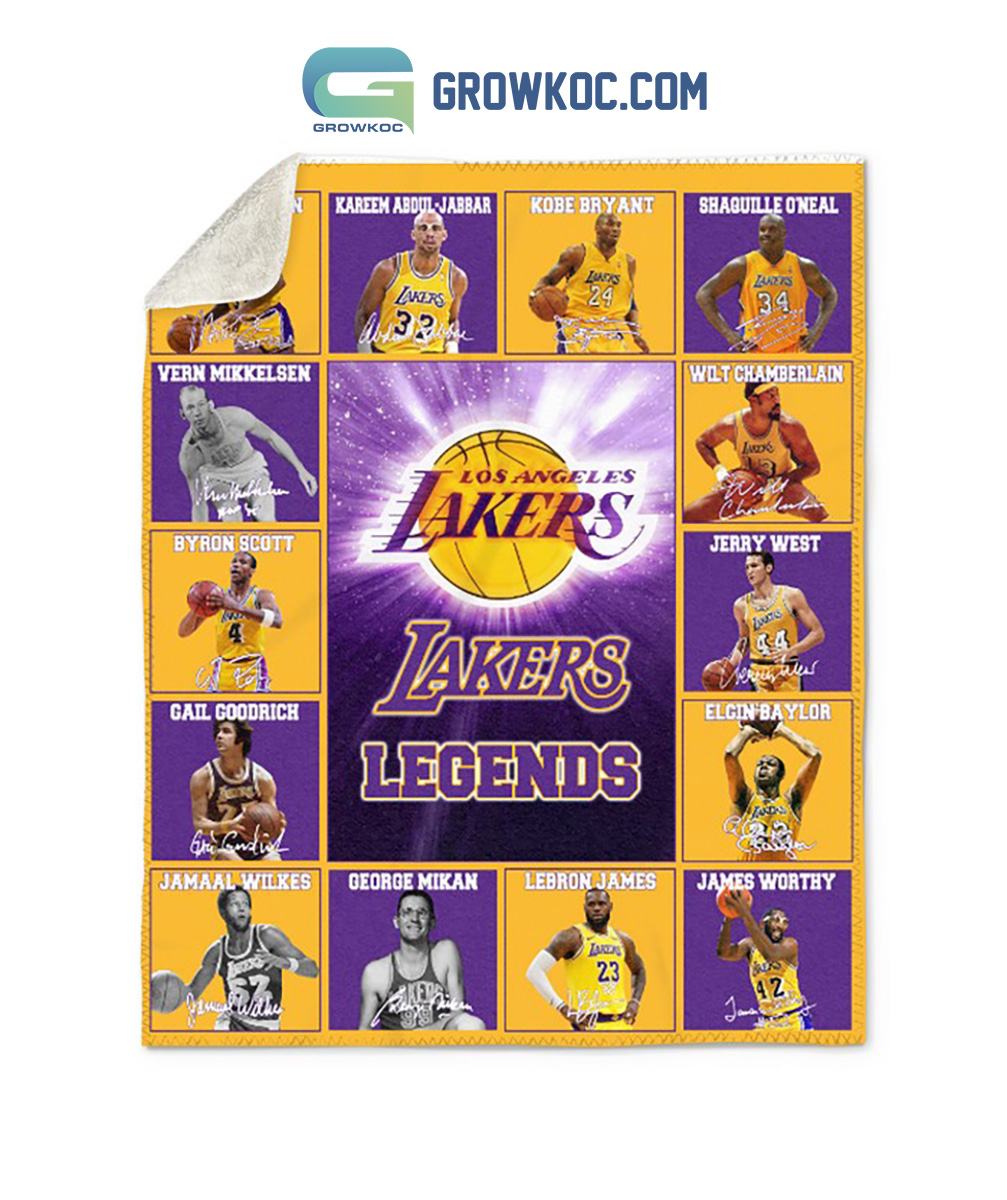 Los Angeles Lakers Legends Have Gun Will Travel NBA Team Fleece Blanket Quilt2B1 WQ3Ci Los Angeles Lakers Legends Have Gun Will Travel NBA Team Fleece Blanket Quilt2B1 WQ3Ci