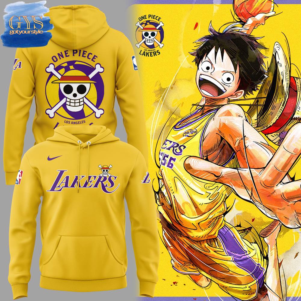 Los Angeles Lakers One Piece Limited Edition Hoodie 1