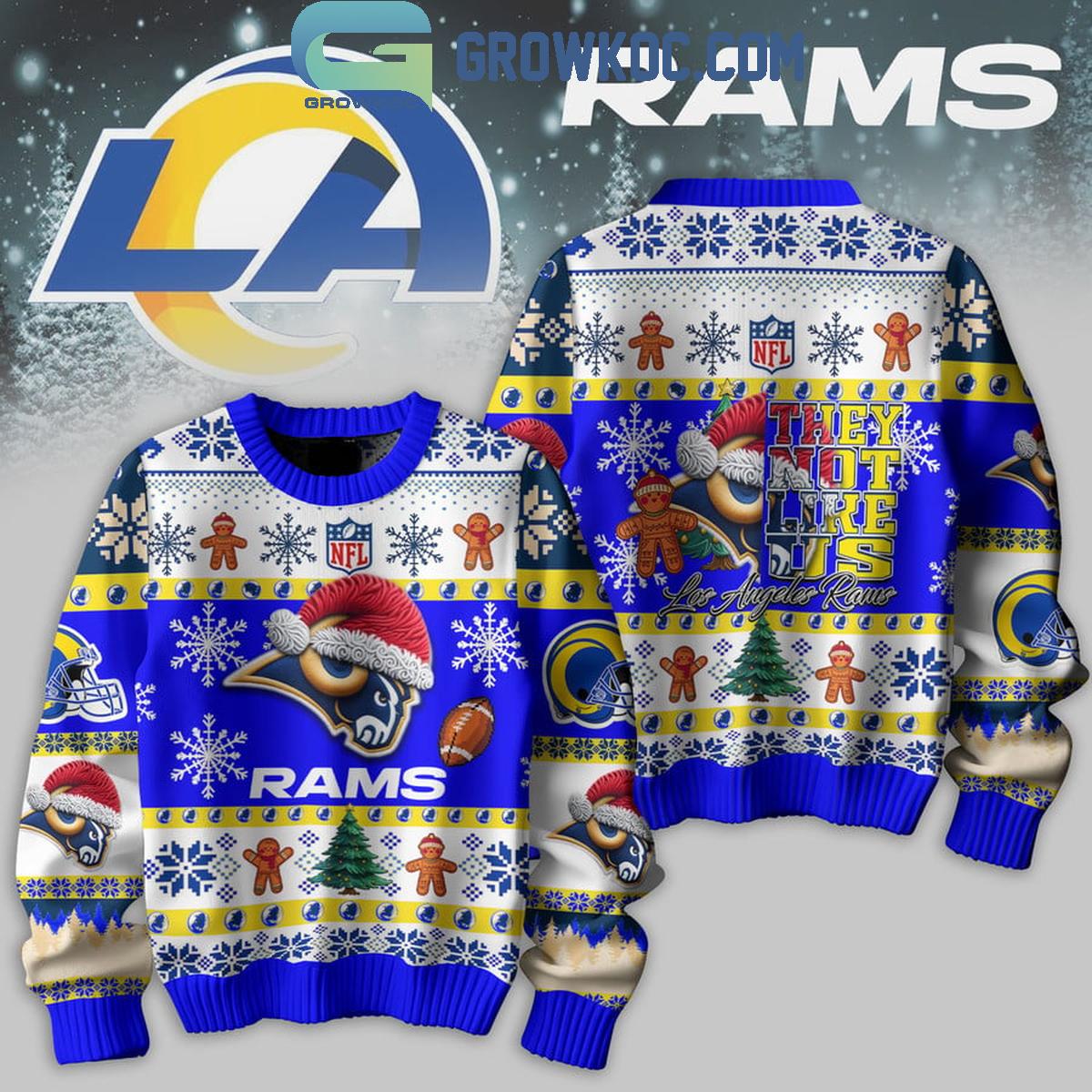 Los Angeles Rams Football They Not Like Us Christmas Ugly Sweater 1 GNUmN