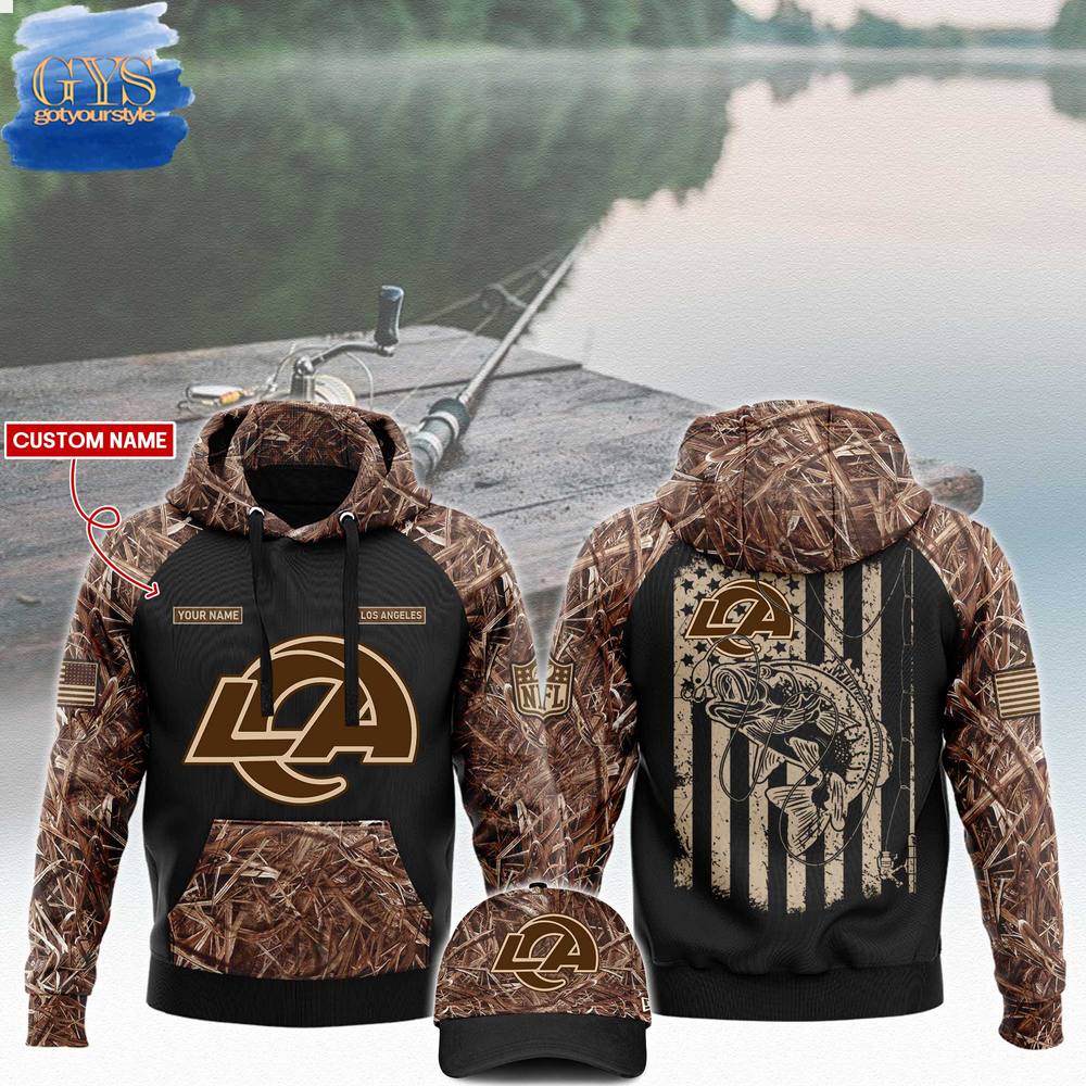 Los Angeles Rams NFL x Fishing 2024 Limited Edition Hoodie 1