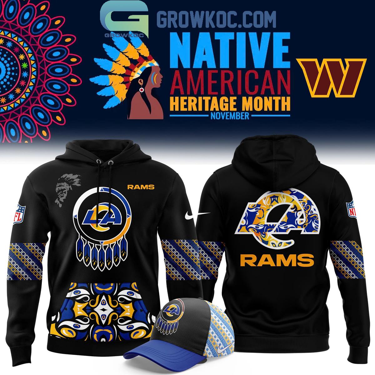 Los Angeles Rams November 2024 Native American Heritage Month Hoodie T Shirt 1 piTMy