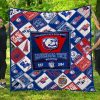 Louisiana Tech Bulldogs Quilt Blanket Bedding Set Gifts for Fans 0