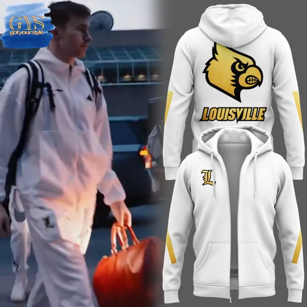 Louisville Cardinals Mens Basketball Limited Edition Zip Hoodie 1
