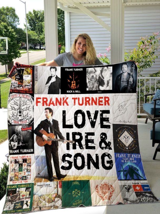Love Ire and Song Frank Turner Albums For Fans Collection Quilt Blanket Bedding Set 0
