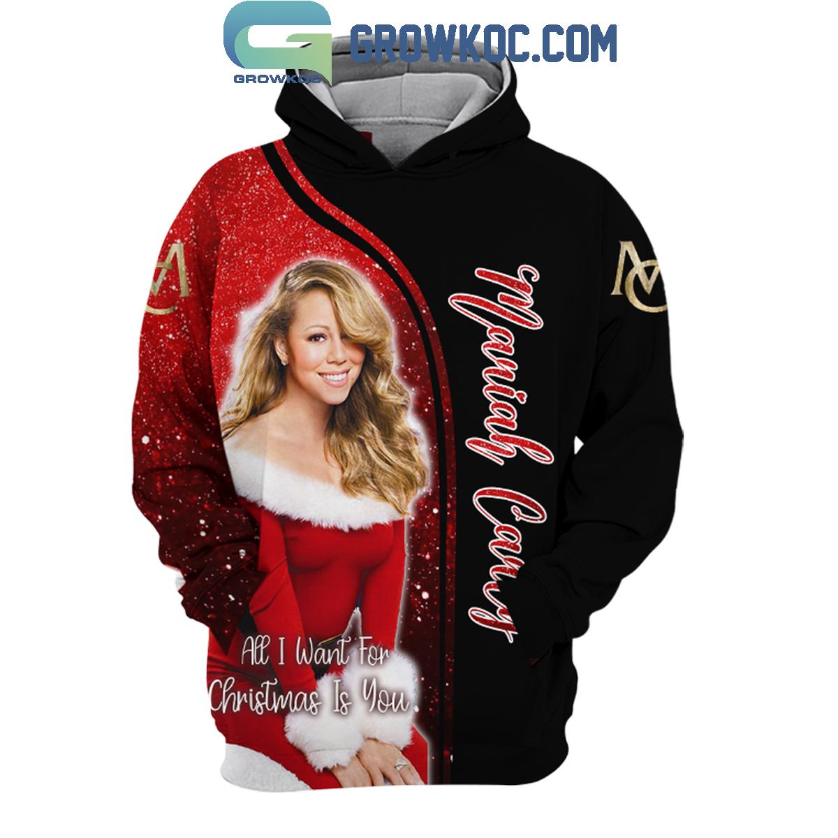 Mariah Carey 2024 All I Want For Christmas Is You Holiday Time Hoodie T Shirt 1 Nair8