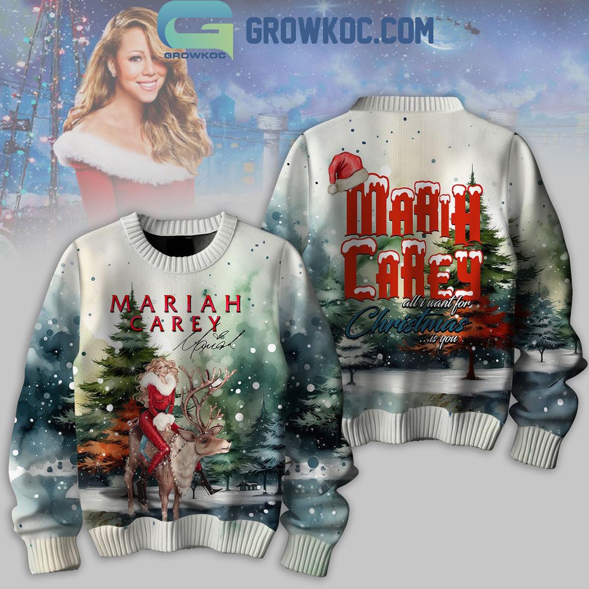 Mariah Carey All I Want For 2024 Christmas Is You Ugly Sweater 1 UiwoS