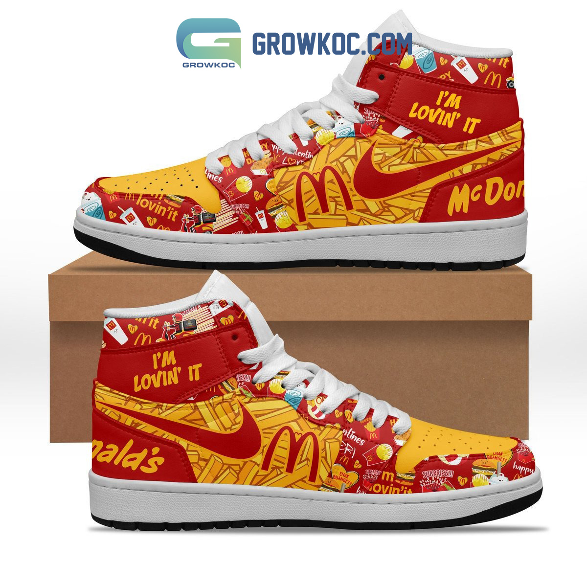 McDonald Im Lovin It Air Jordan 12B1 8YBXb