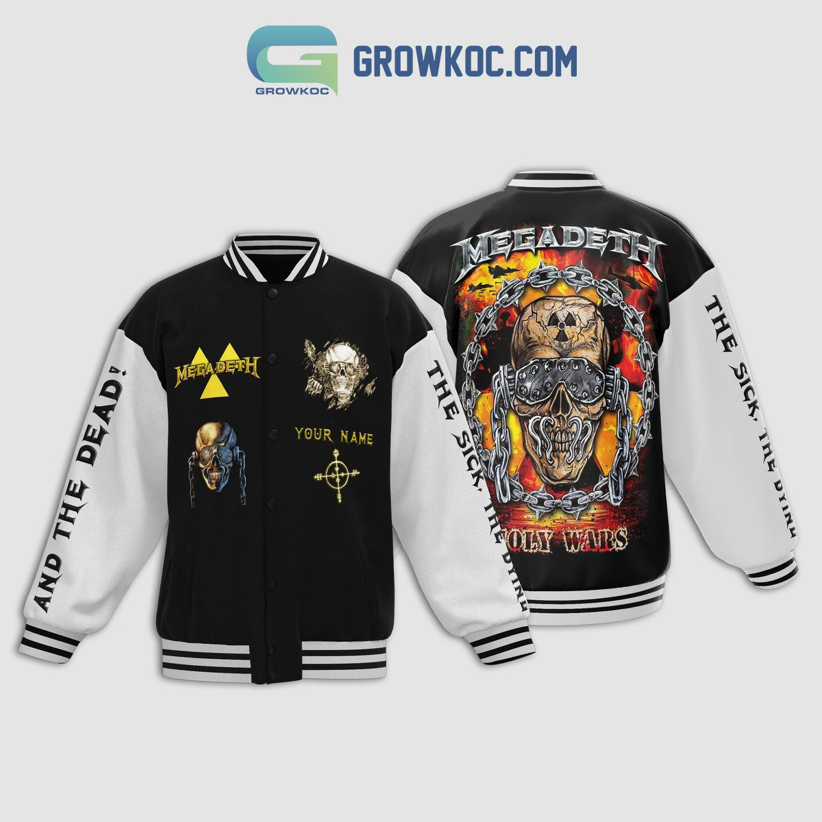 Megadeth And The Dead Baseball Jacket2B1 NwBVI