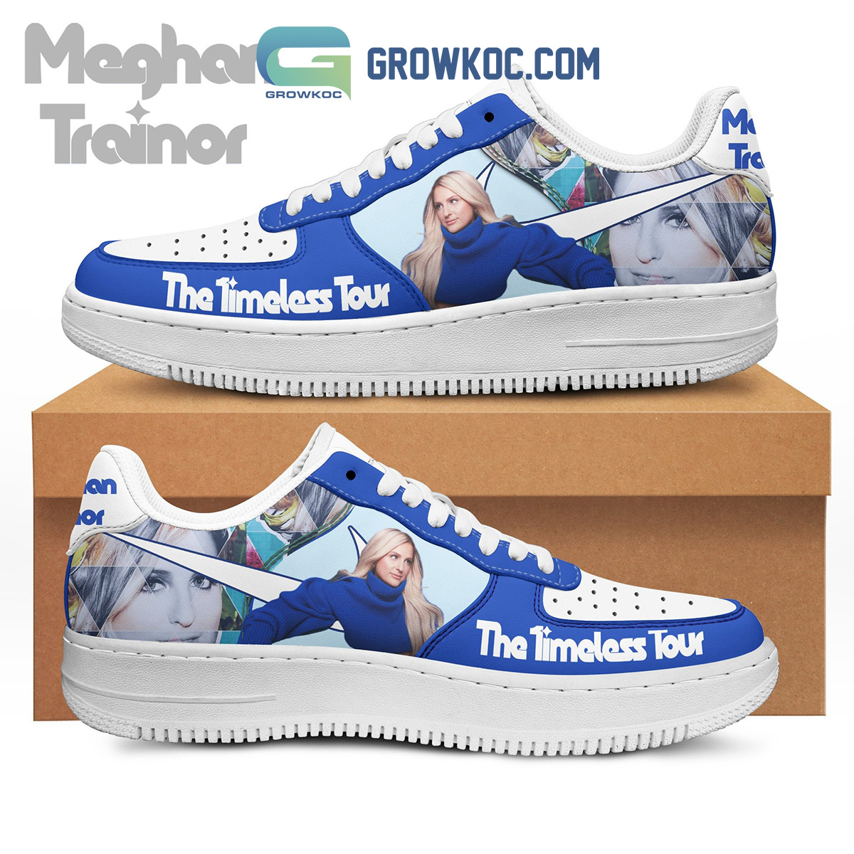 Meghan Trainor The Timeless Tour Air Force 1 Shoes2B1 ac54z