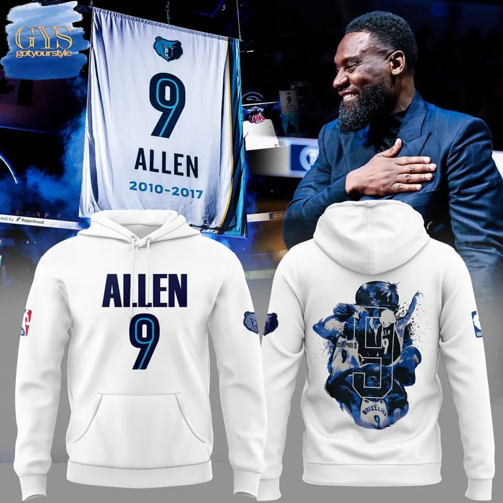 Memphis Grizzlies Tony Allen 9 Limited Edition Hoodie 1