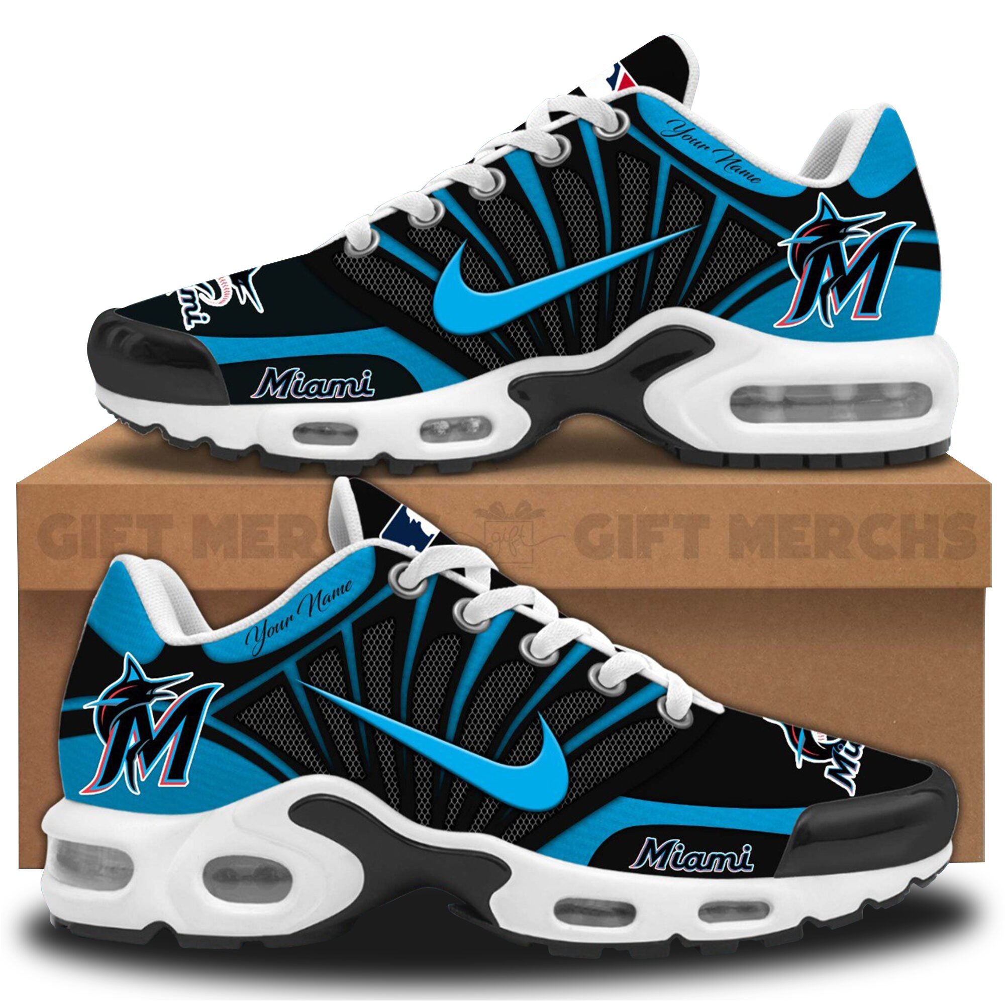 Miami Marlins Customized Sport Shoes PT66025 60B9