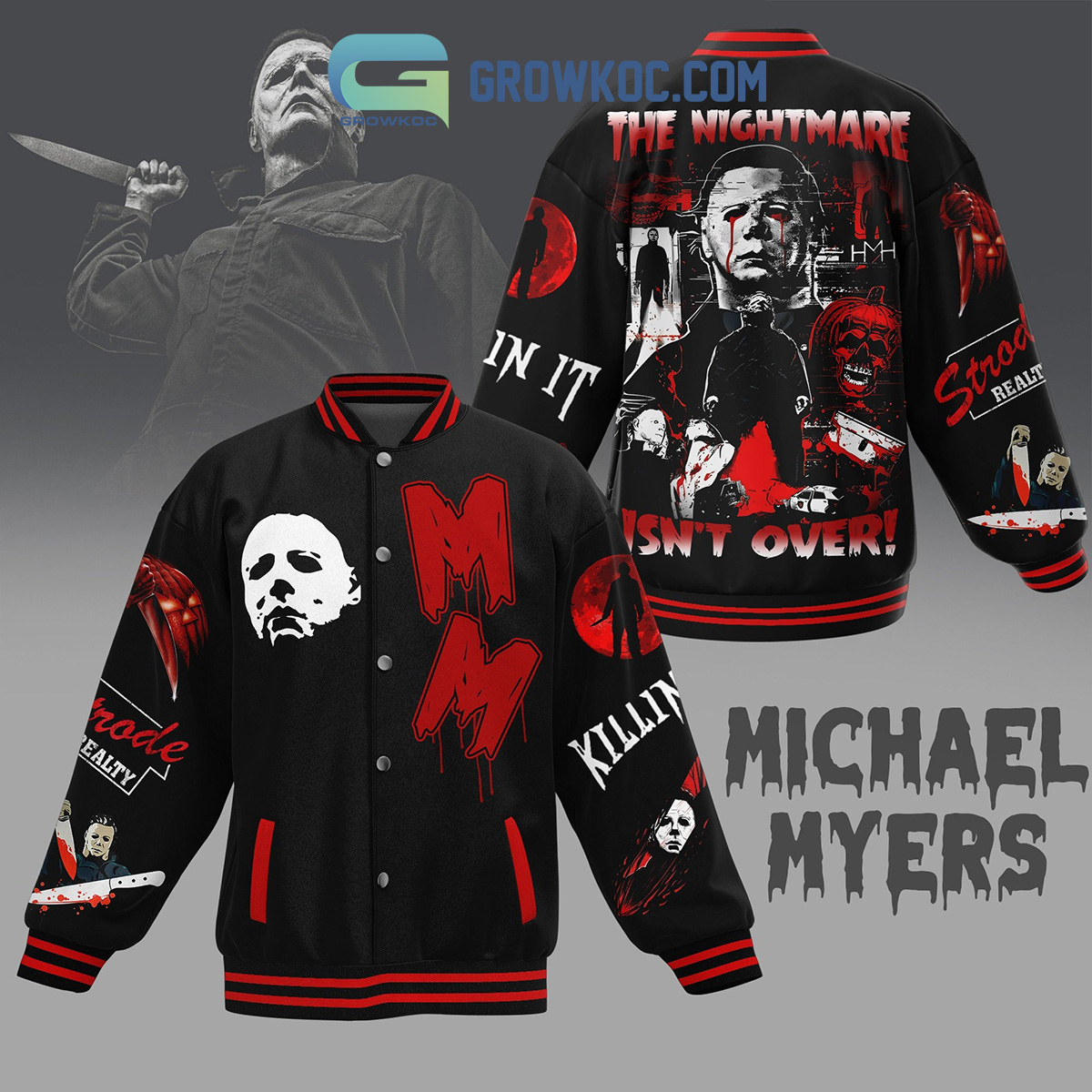 Michael Myer The Nighmare Baseball Jacket2B1 uGJhV