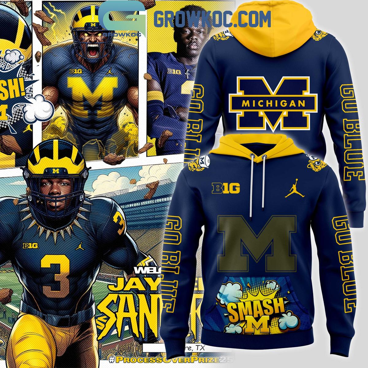 Michigan Wolverines Go BlueTime To Smash 2024 Hoodie T Shirt 1 WdWLC