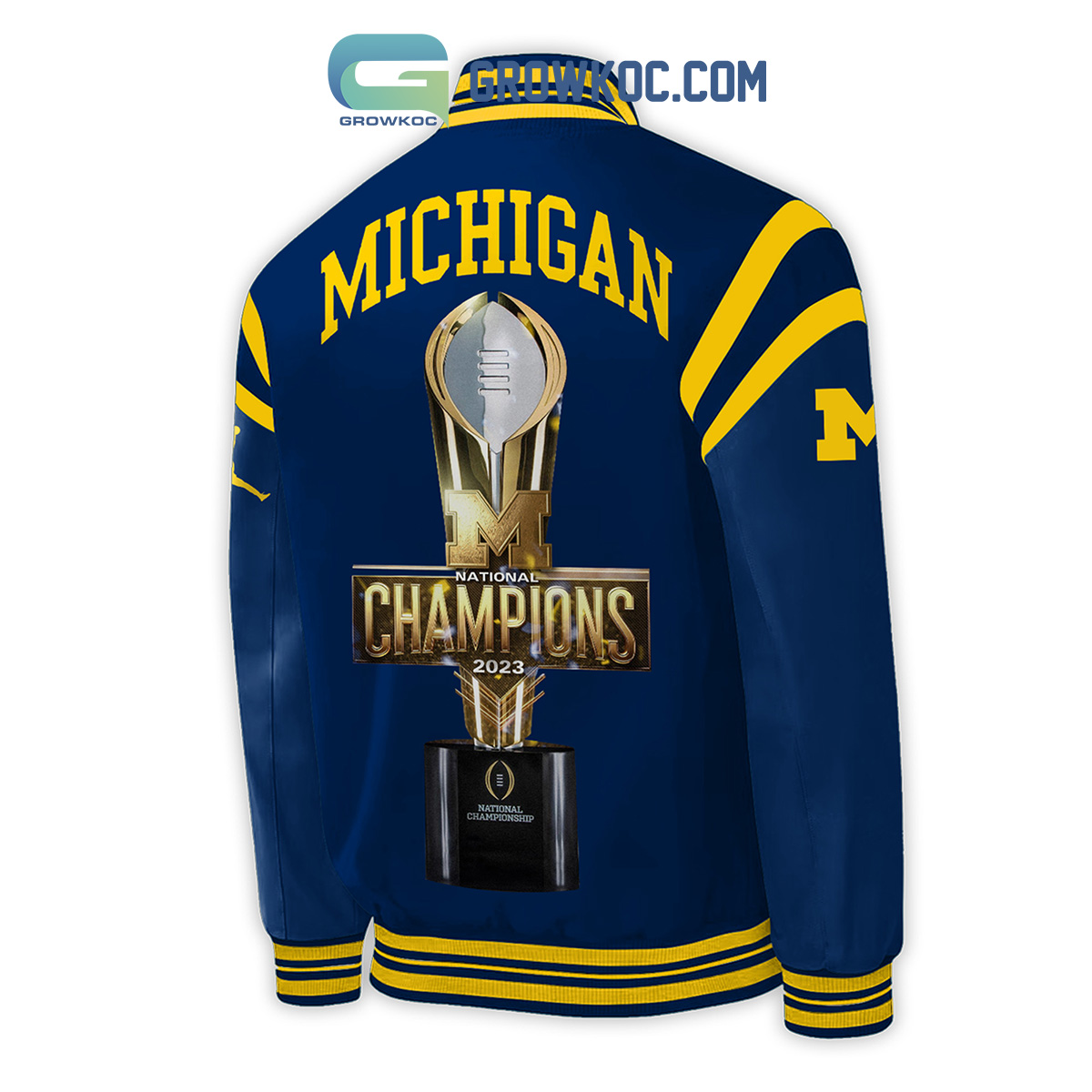 Michigan Wolverines National Champions 2023 Baseball Jacket2B1 cQJmj