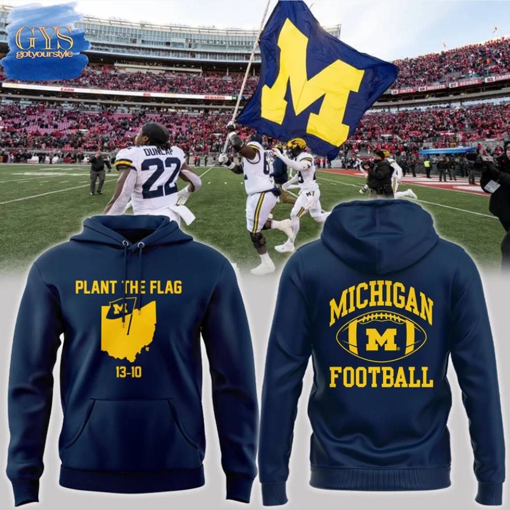 Michigan Wolverines Special Plant The Flag Limited Edition Hoodie 3