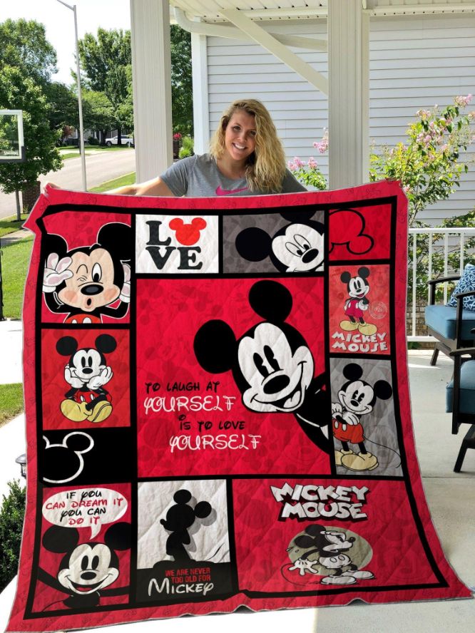 Mickey Mouse Quilt Blanket Bedding Set for Home Decor 0