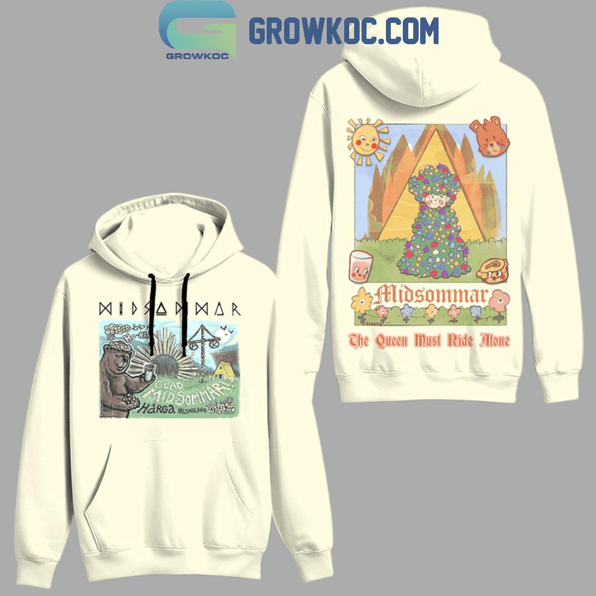 Midsommar The Queen Must Ride Alone Halloween Hoodie T Shirt 1 8ZdHK