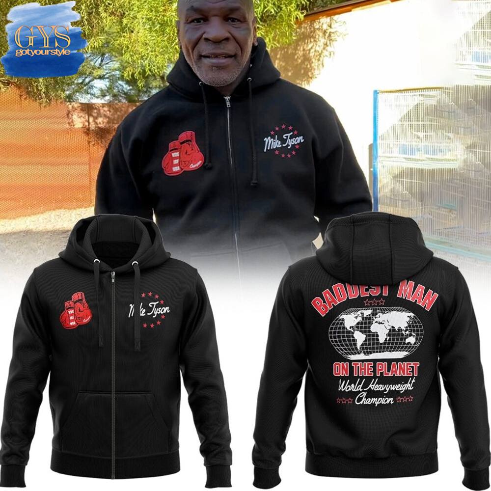 Mike Tyson Baddest Man On The Planet Limited Edition Hoodie 3