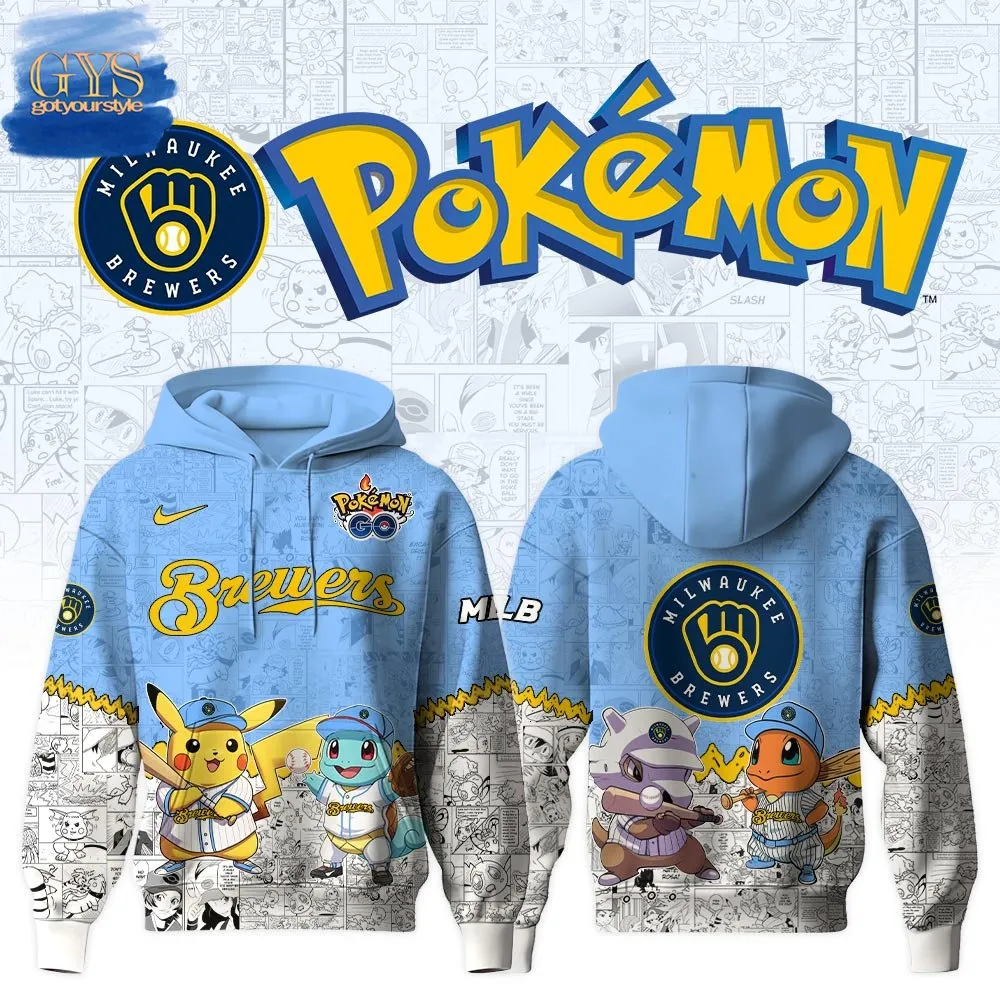 Milwaukee Brewers x Pokemon GO Special Edition Hoodie 1