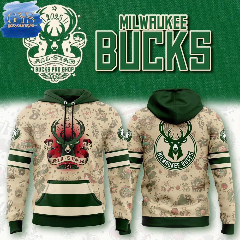 Milwaukee Bucks 2025 All Star Premium Limited Edition Hoodie 1