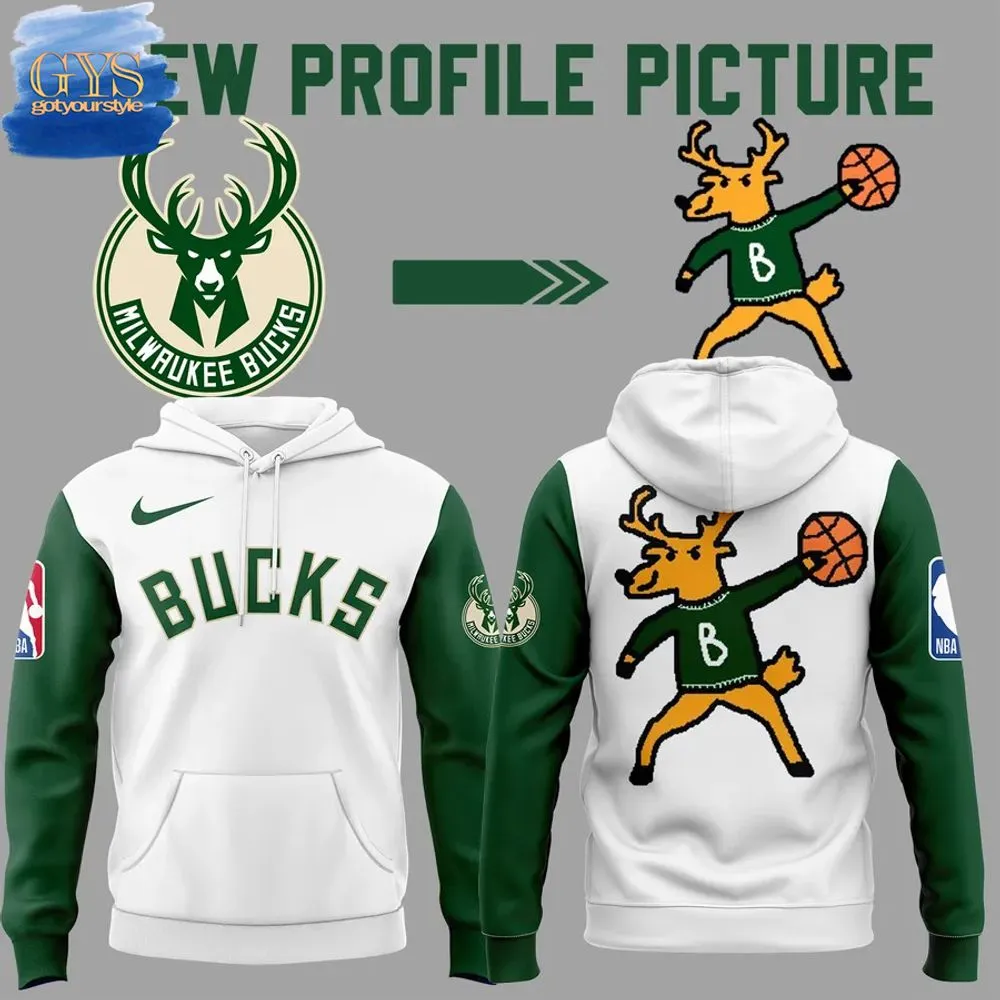 Milwaukee Bucks New Profile Picture Hoodie 2025 1