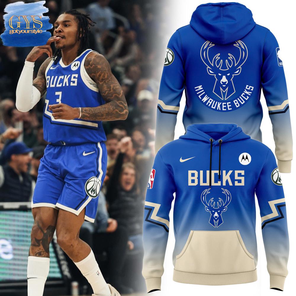 Milwaukee Bucks Special Blue Uniform Edition Hoodie 1