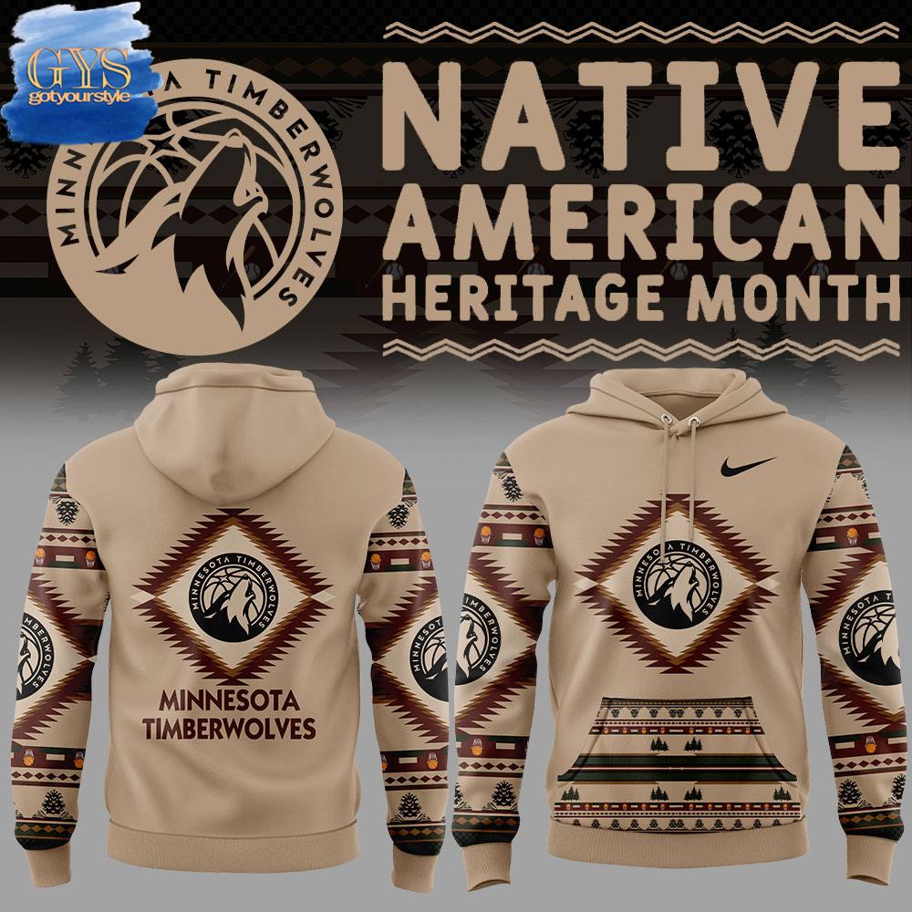 Minnesota Timberwolves Native American Heritage Limited Edition Hoodie 1
