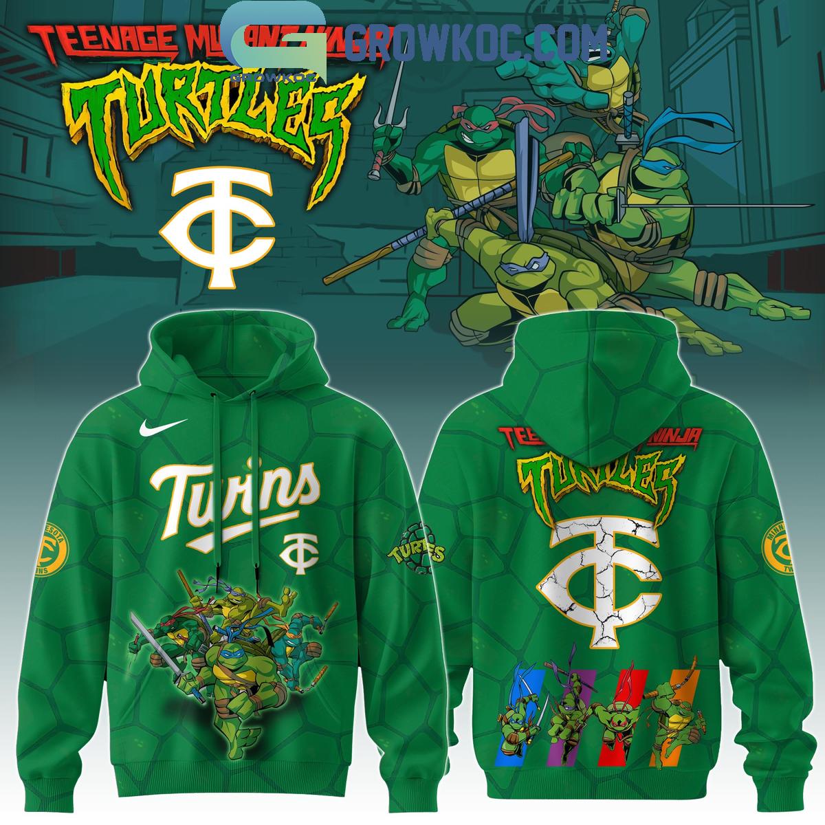 Minnesota Twins MLB Ninja Turtles 2025 Special Hoodie T Shirt 1 jko49
