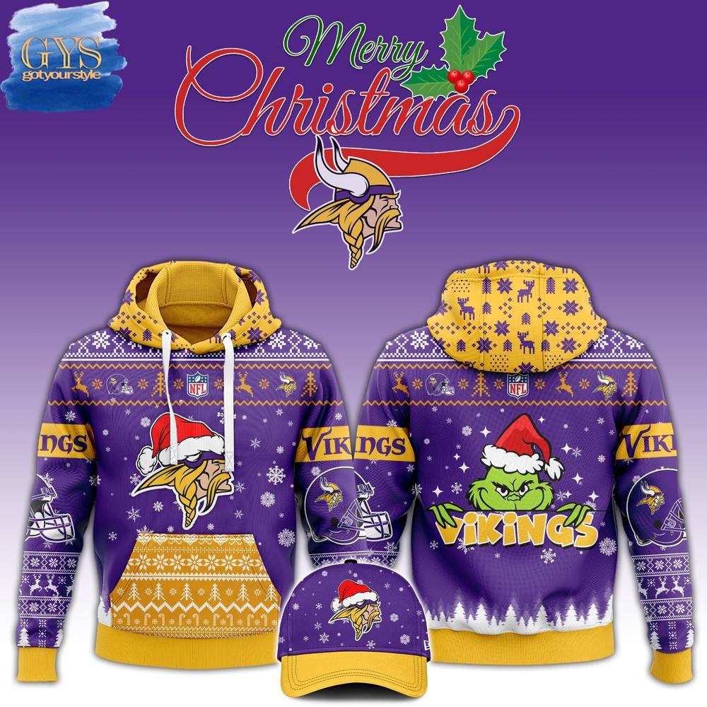 Minnesota Vikings 2024 Christmas Limited Edition Hoodie 1