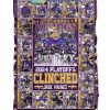 Minnesota Vikings 2024 Playoffs Clinched Skol Vikings Fleece Blanket Quilt 1 ucKva