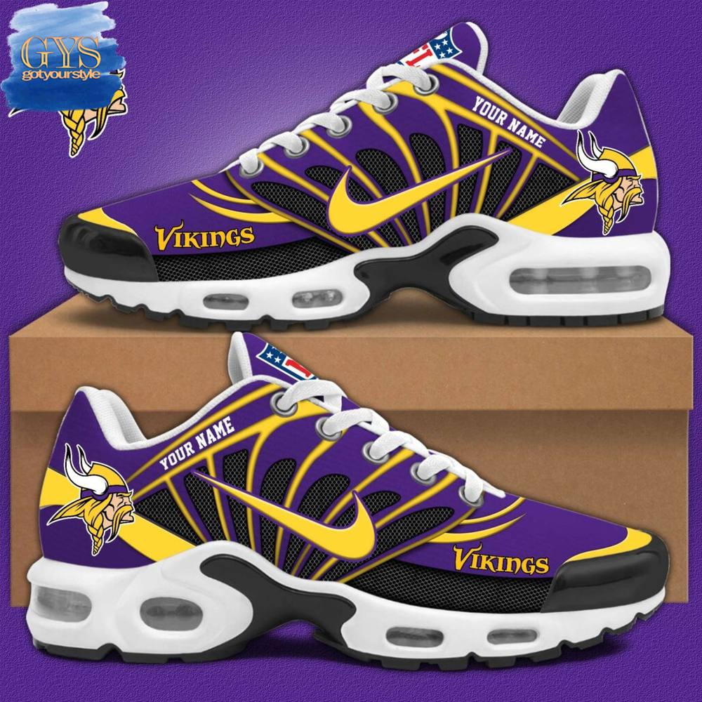 Minnesota Vikings Custom Name Limited Edition Air Max Plus 1