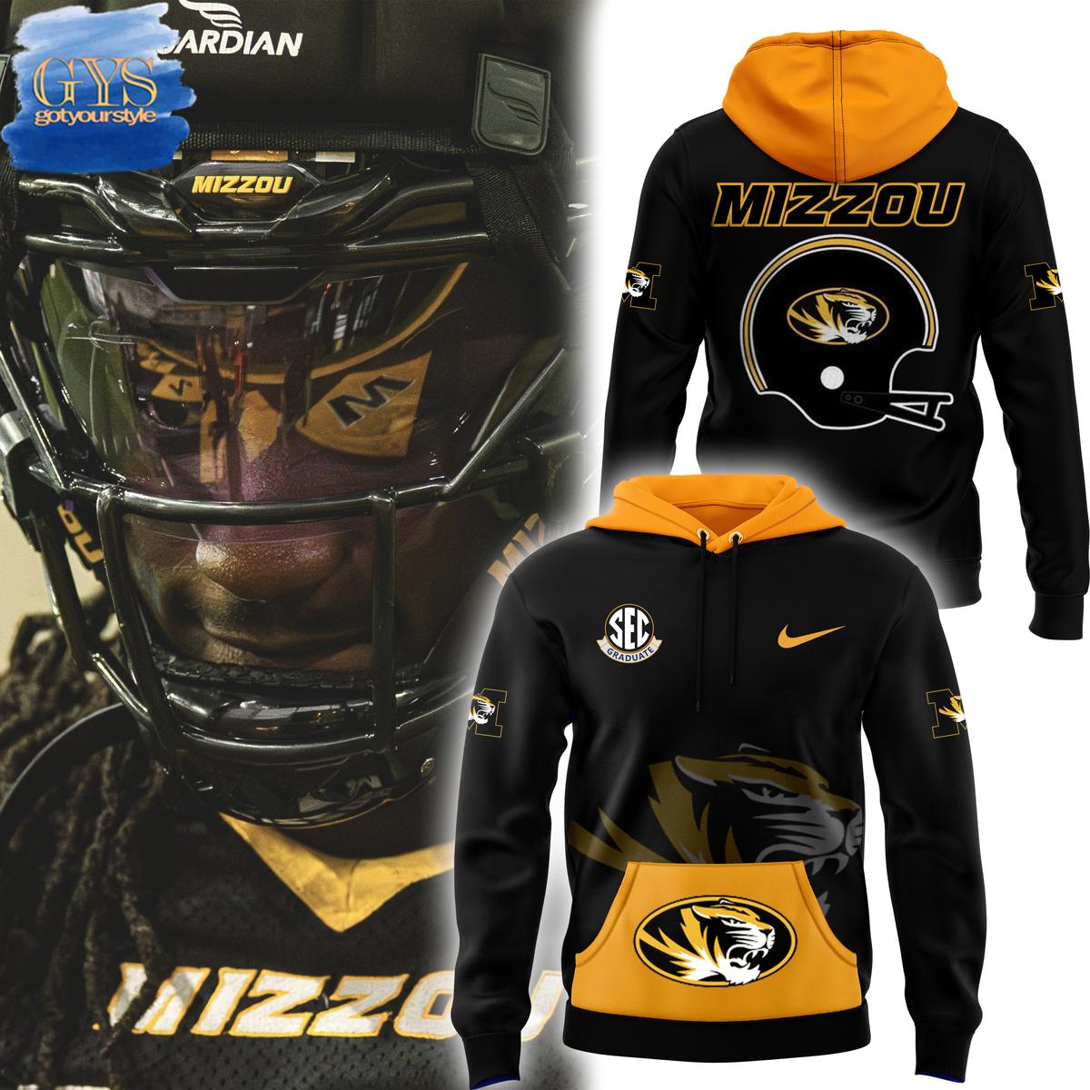 Missouri Tigers Nike Black Shadow 2024 Hoodie 1