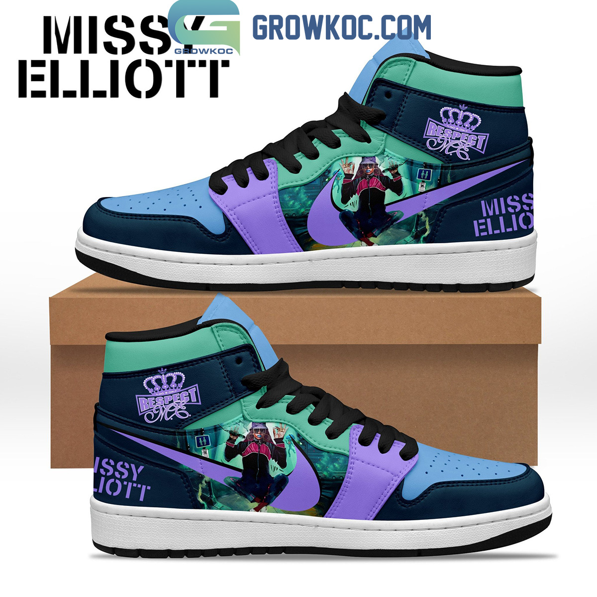 Missy Elliott Respect Get Ur Freak On Air Jordan 1 Shoes2B1 nbN12