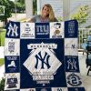 Mlb New York Yankees Quilt Blanket Bedding Set Gifts for Fans 0