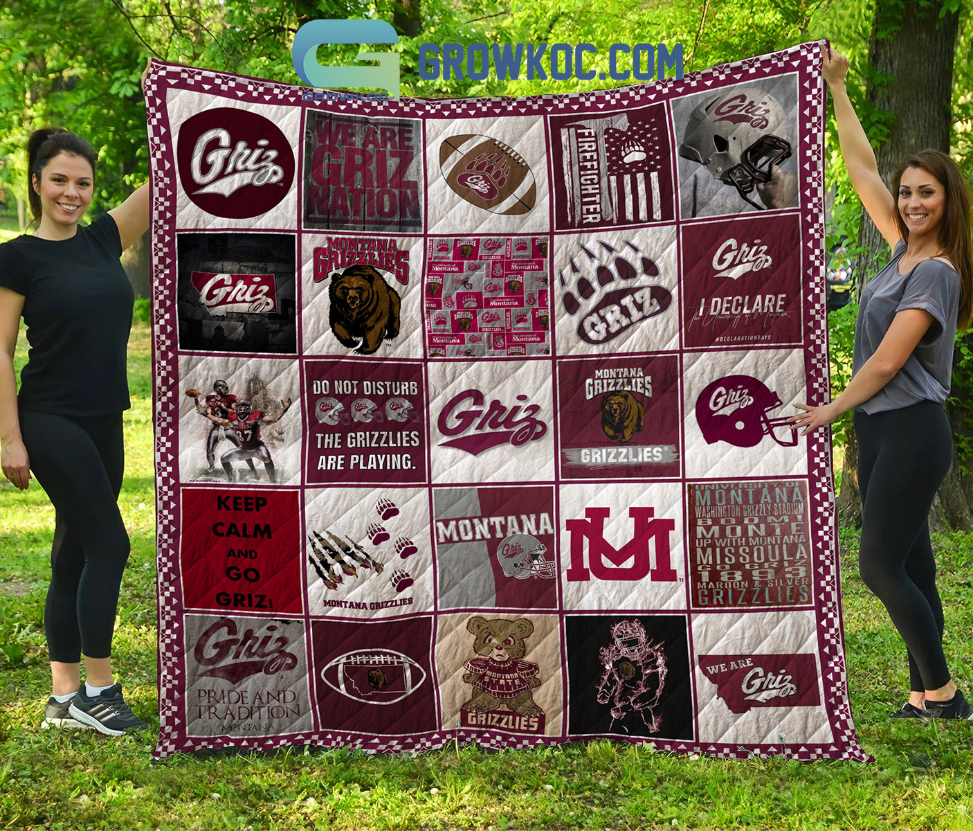 Montana Grizzlies football NCAA Collection Design Fleece Blanket Quilt2B1 4gALw