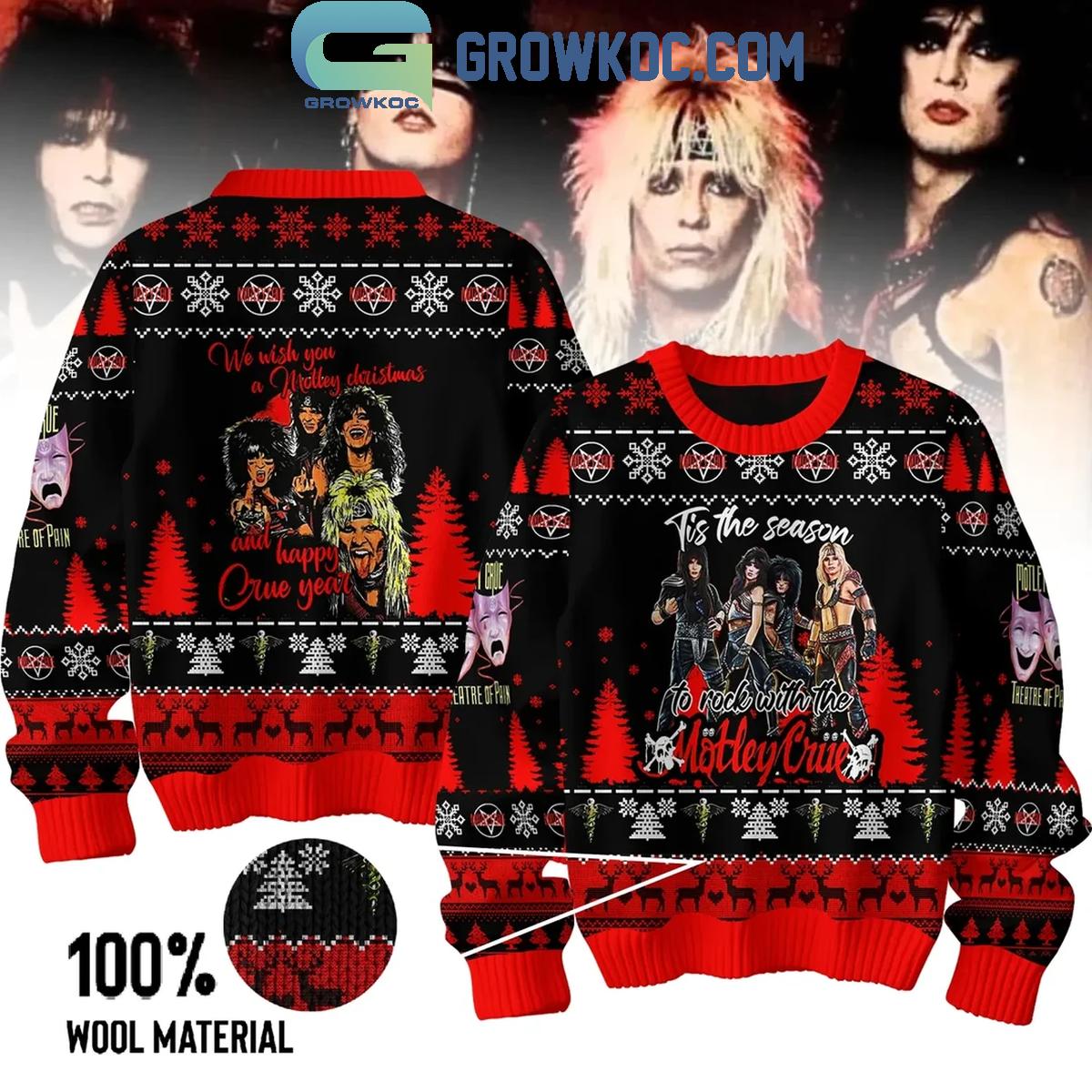 Motley Crue A Motley Christmas And Happy Crue Year 2025 Ugly Sweater 1 TH7JE