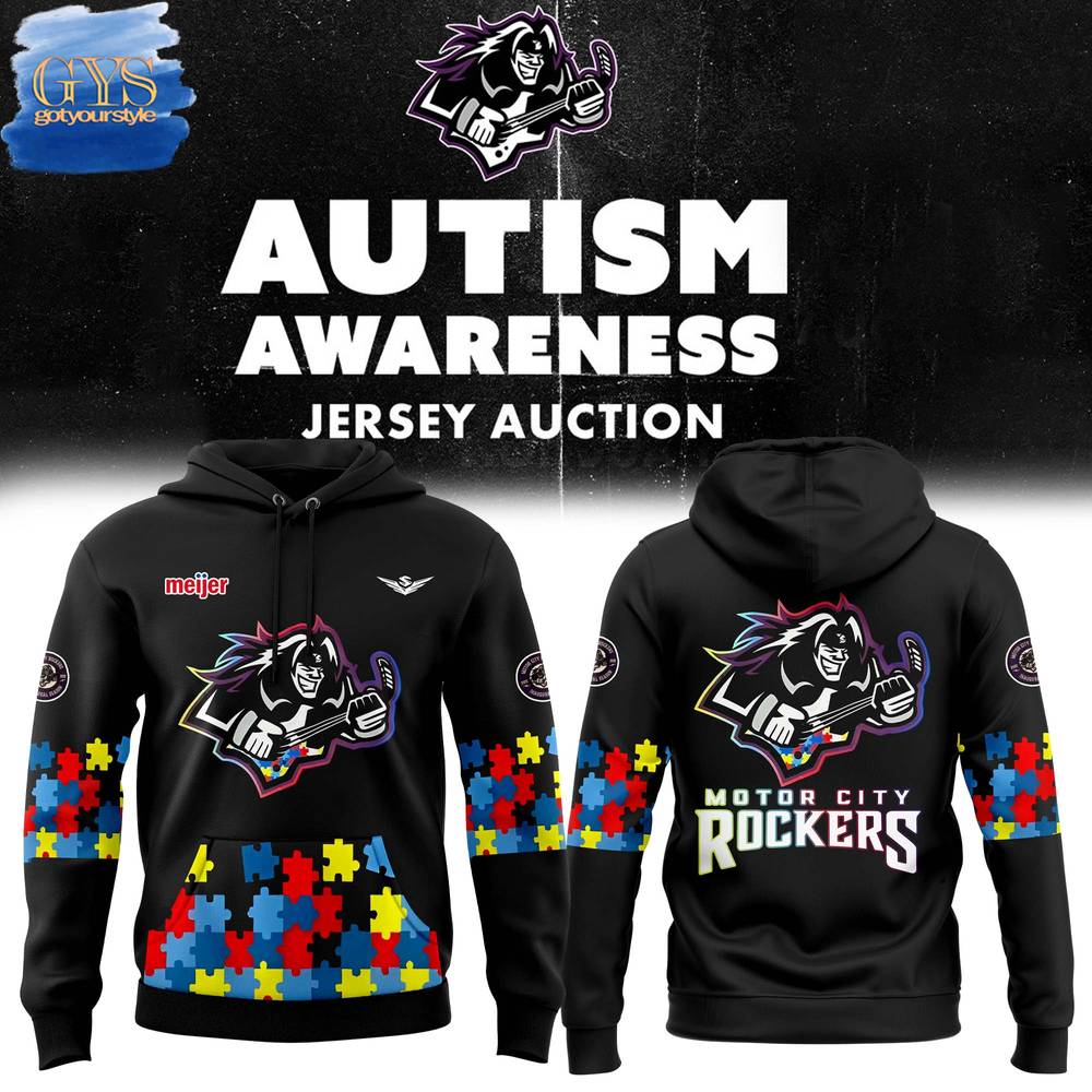 Motor City Rockers Autism Awareness Limited Edition Hoodie 1