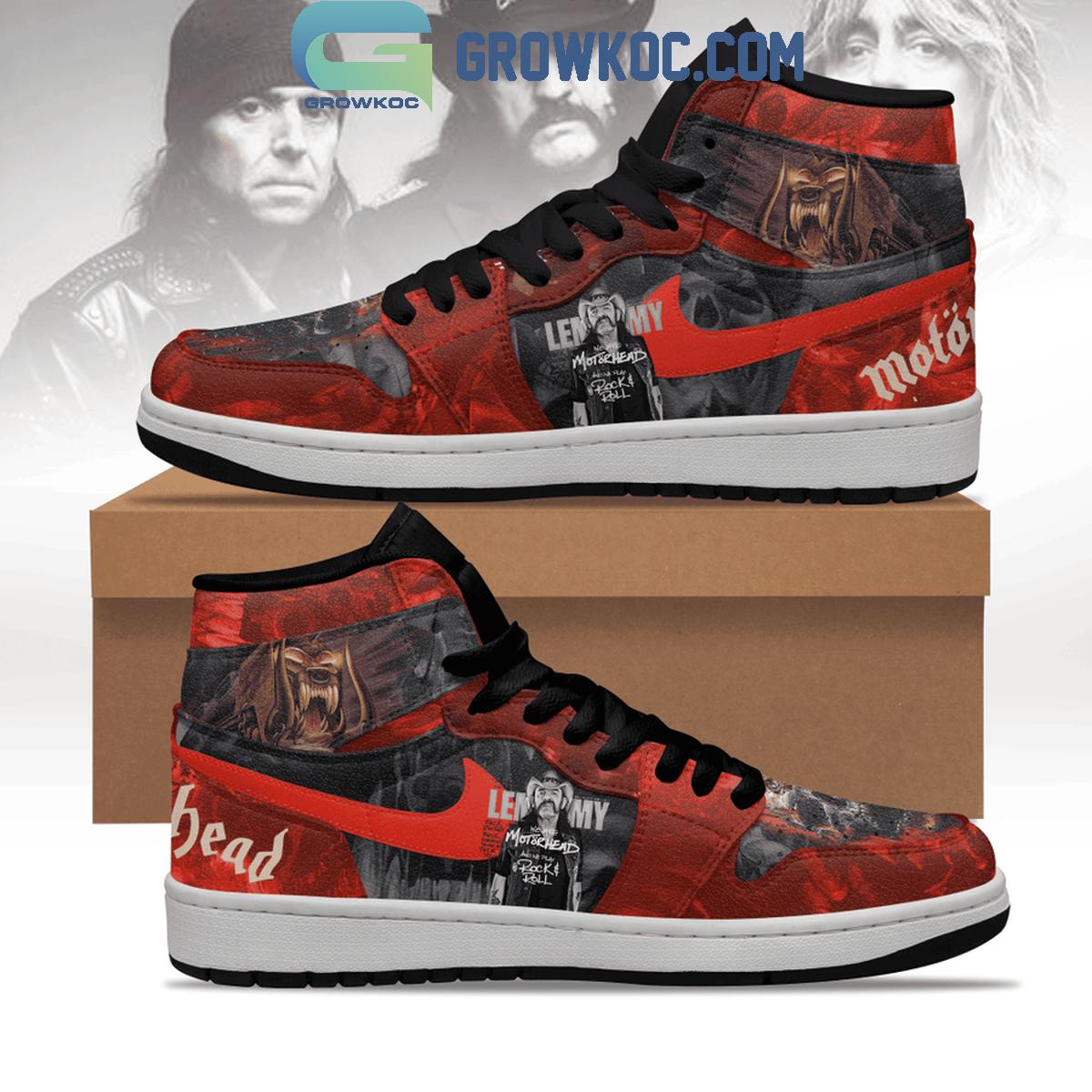 Motorhead Lemmy We Play Rock And Roll Air Jordan 1 Shoes 1 0vzwU