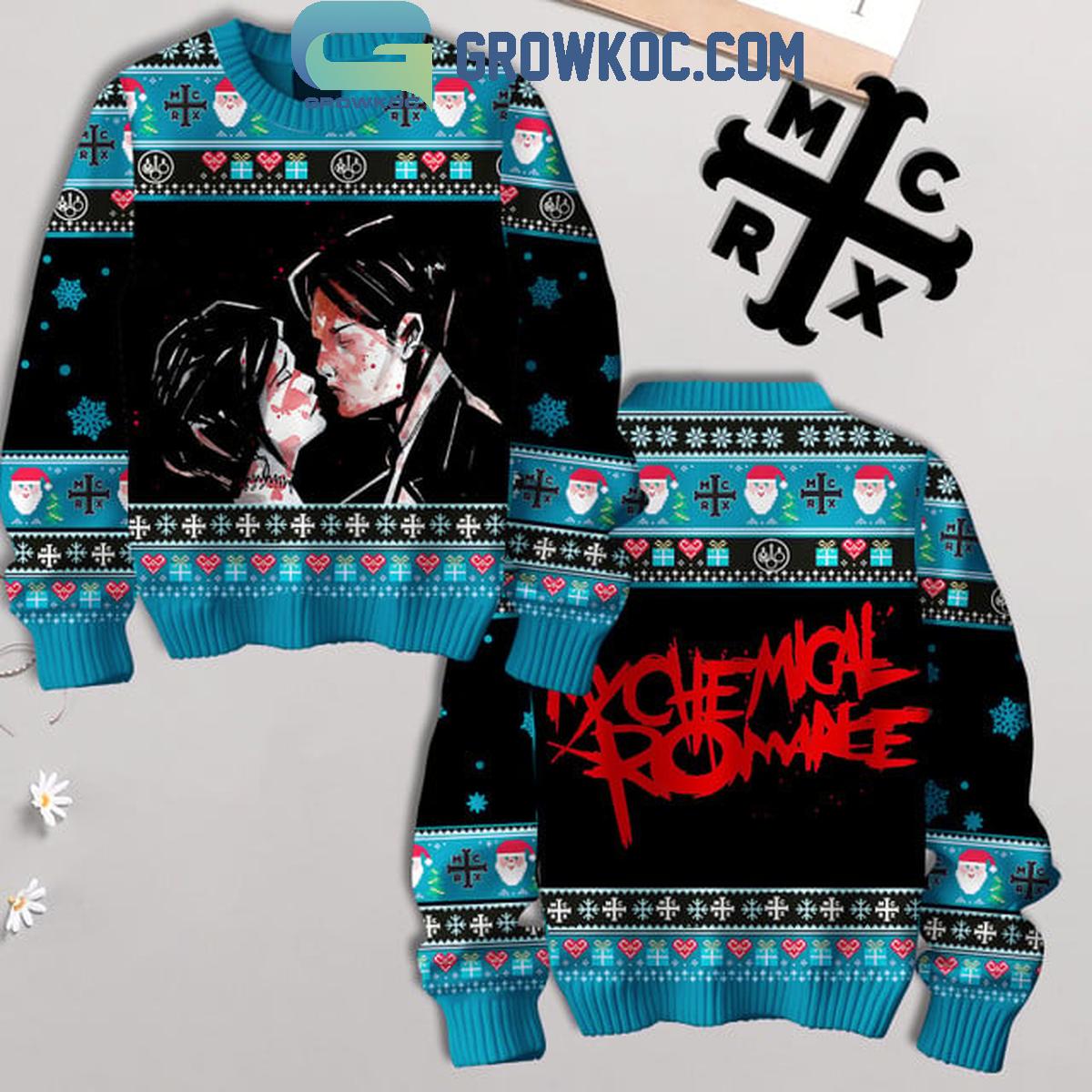 My Chemical Romane True Love Wont Die Christmas Ugly Sweater 1 AotHX
