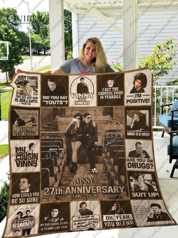My Cousin Vinny 27th Anniversary Quilt Blanket Bedding Set 0