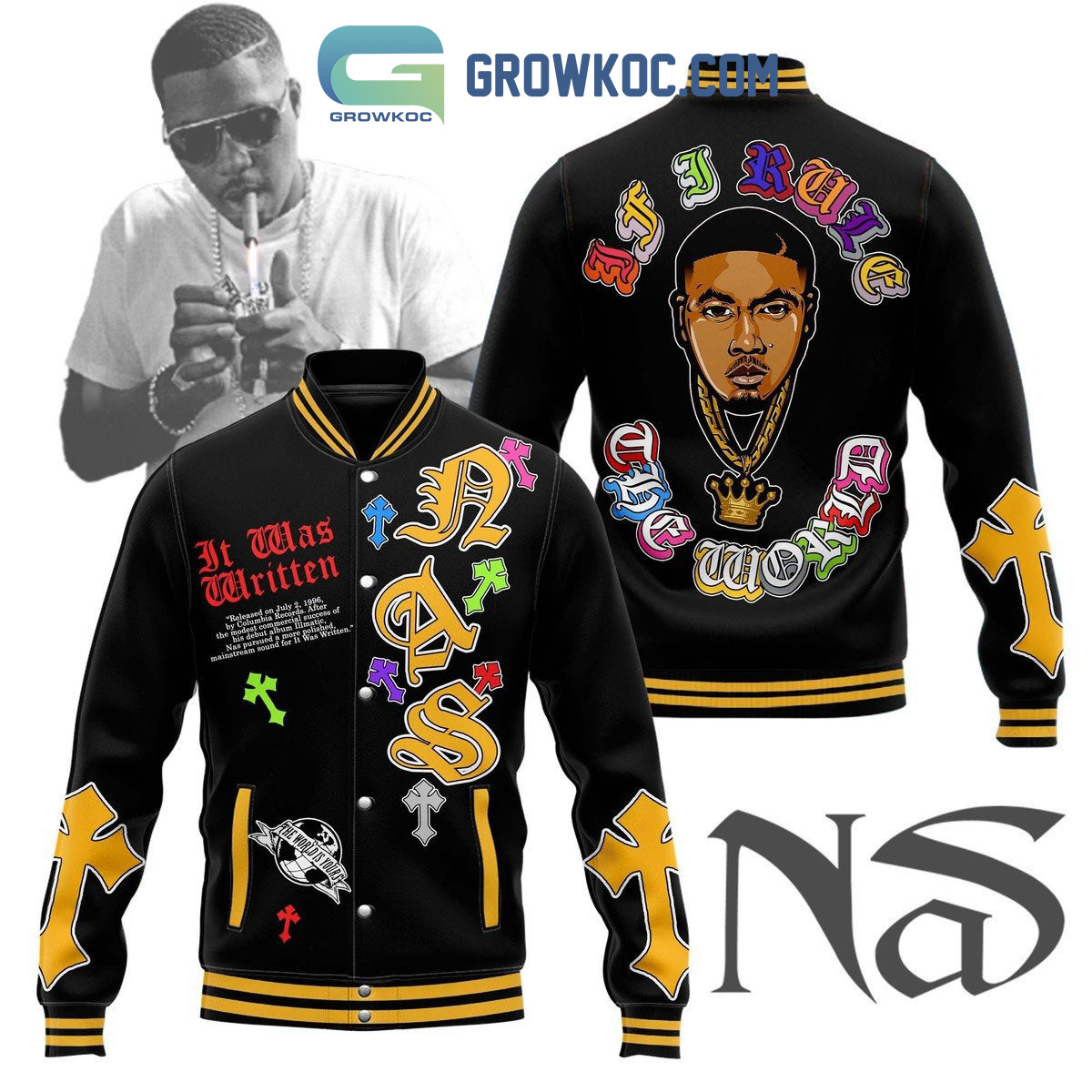 NAS If I Ruled The World Baseball Jacket2B1 I0Wif