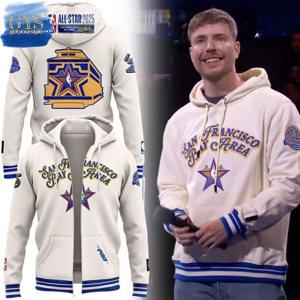 NBA AllStar x MrBeast Limited Edition Zip Hoodie 1