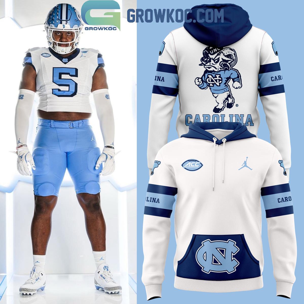 NC Tar Heels North Carolina Football Throwback 2024 Retro Hoodie T Shirt 1 gyXhp