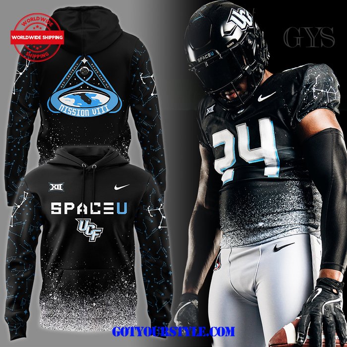 NCAA UCF Knights 2024 Space U Mission VIII Limited Hoodie 1