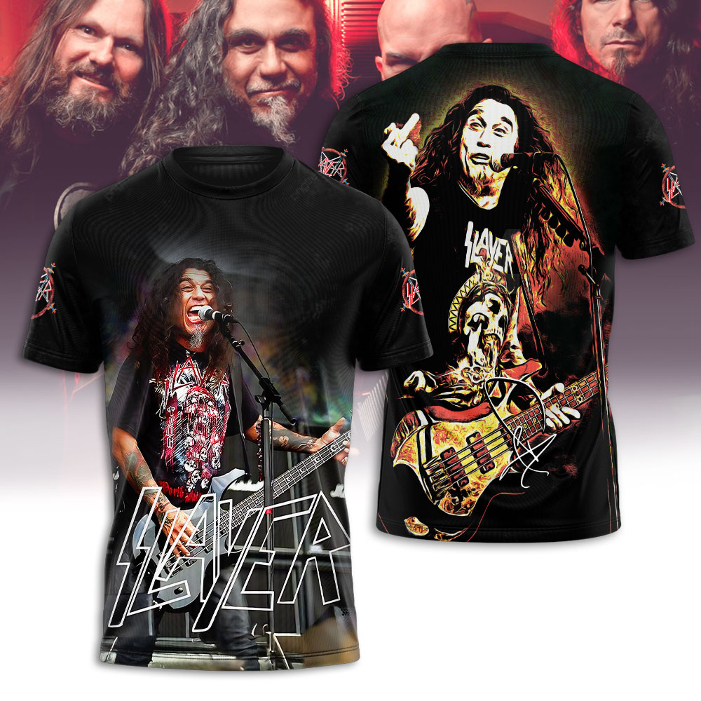 NGHIAVT3755 Tom Araya x Slayer 2025 Tshirt