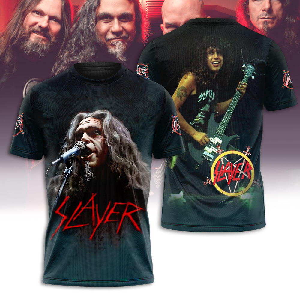 NGHIAVT3756 Tom Araya x Slayer 2025 Tshirt