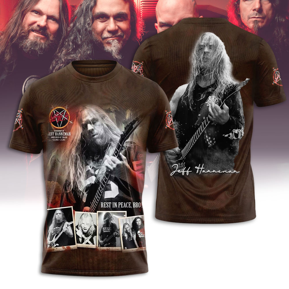 NGHIAVT3759 Jeff Hanneman x Slayer 2025 Tshirt